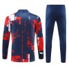 Sudadera De Entrenamiento Paris Saint-Germain Cremallera De Cuarto 2024-25 Roja - Hombre